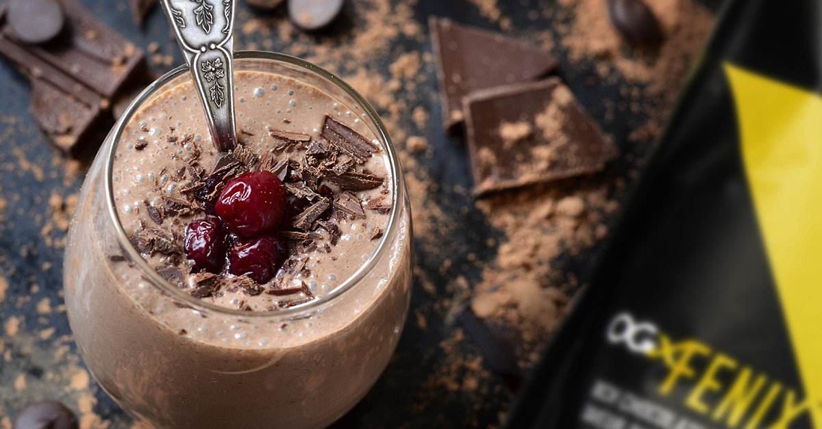 Licuado Energético de Chocolate y Almendras